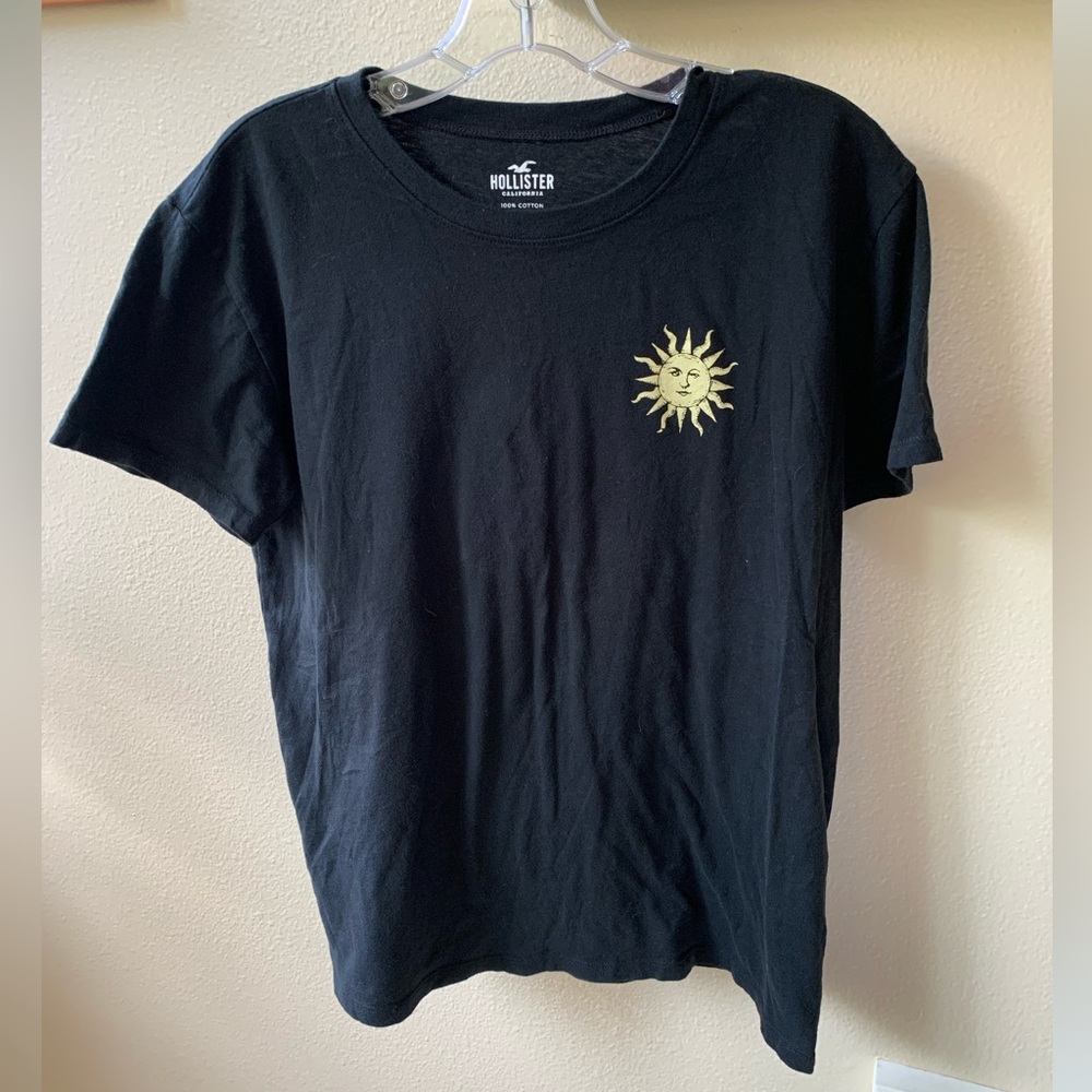 Black Hollister Music Festival Shirt Small